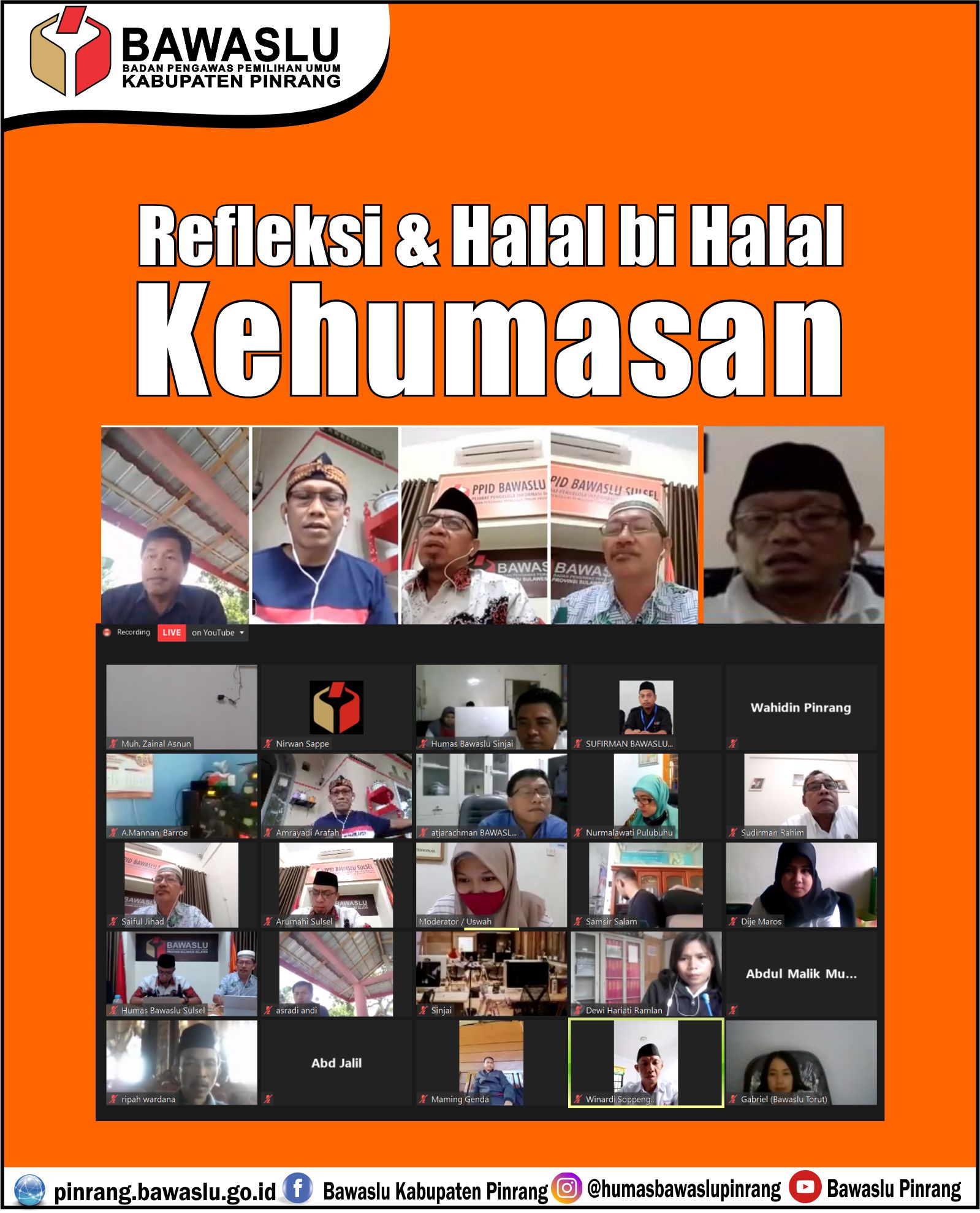 Wrokshop Daring Kehumasan Resmi Ditutup