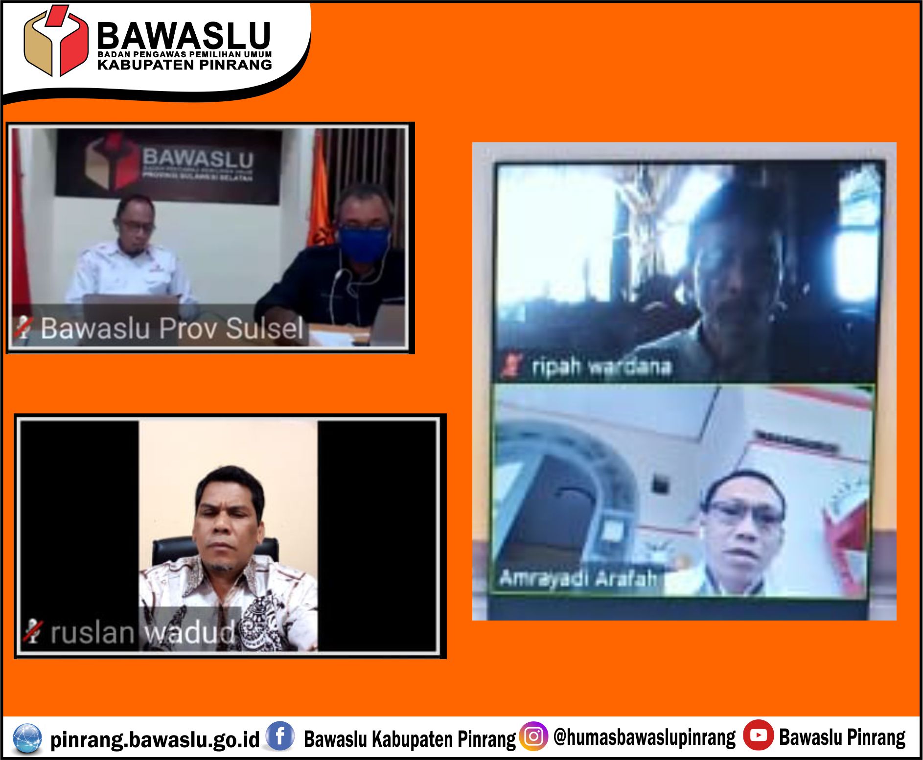 Matangkan Koordinasi Daring Untuk Pilkada
