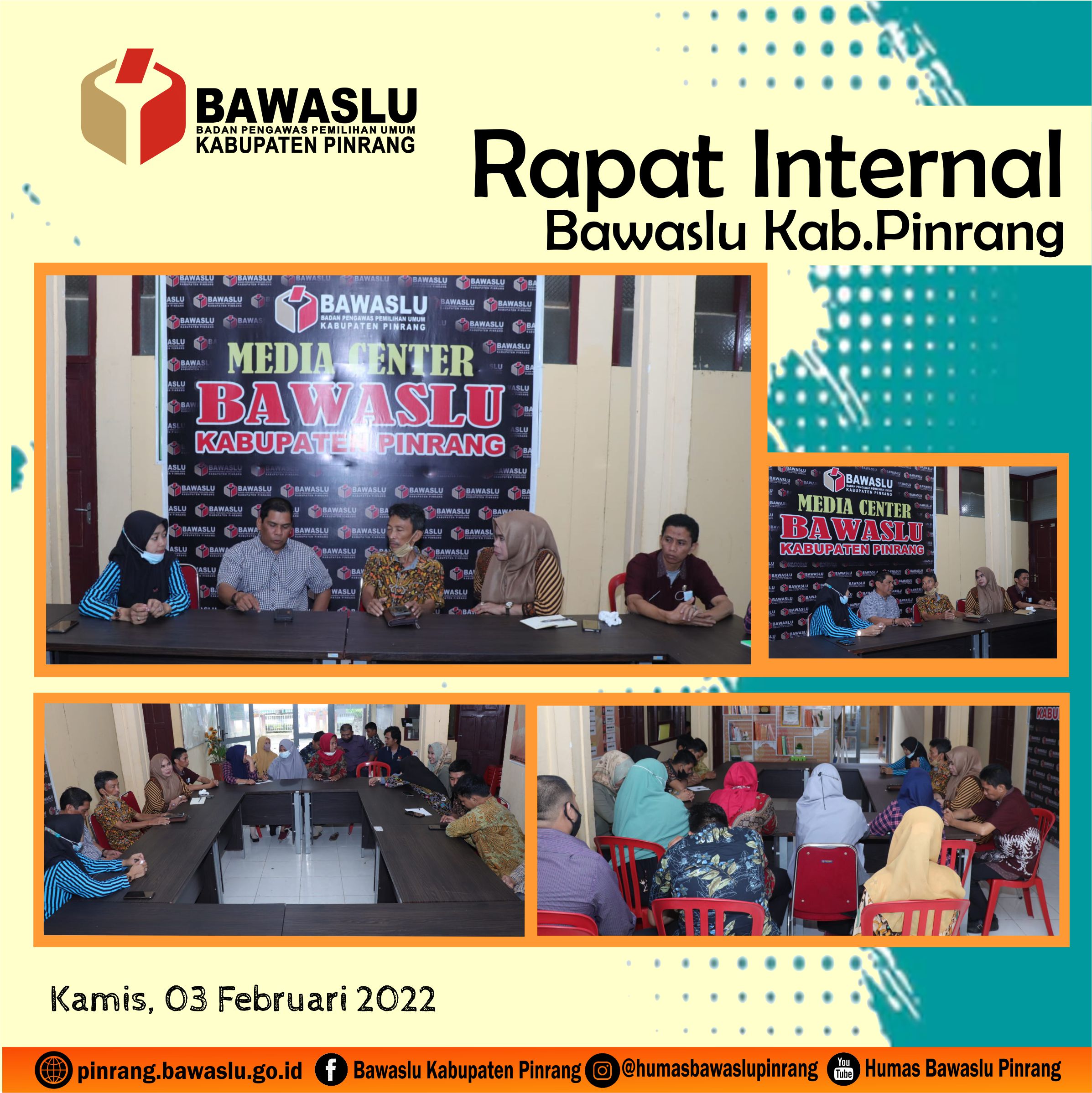 BAWASLU PINRANG MEMPERSIAPKAN DIRI MENGHADAPI PEMILU