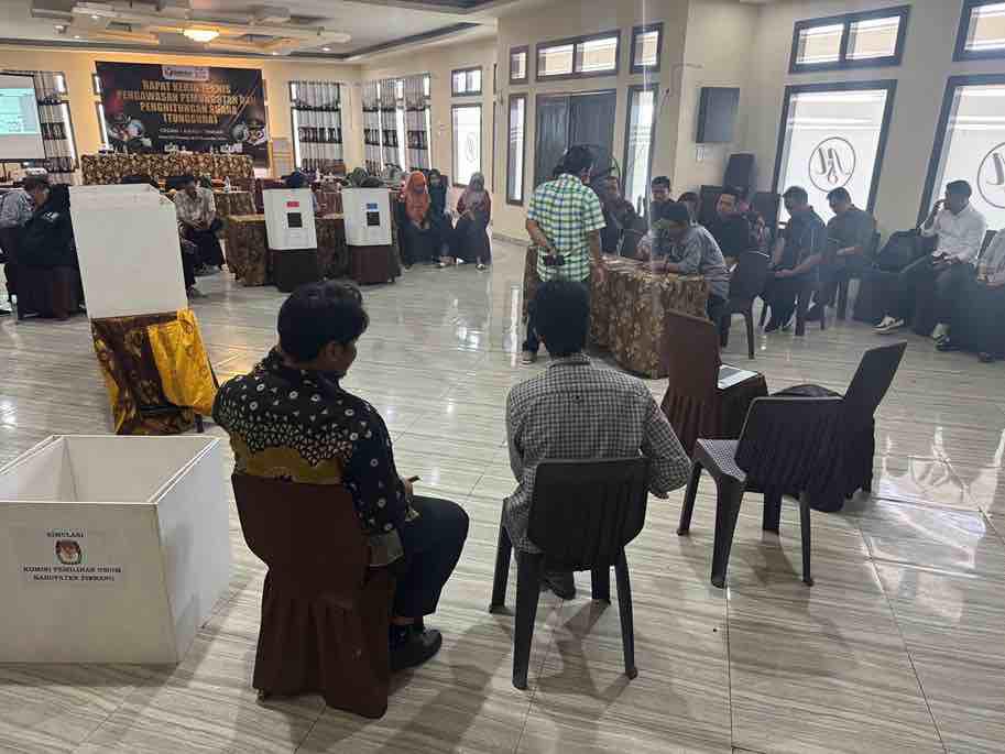 Simulasi Pemungutan dan penghitungan suara oleh Bawaslu Pinrang