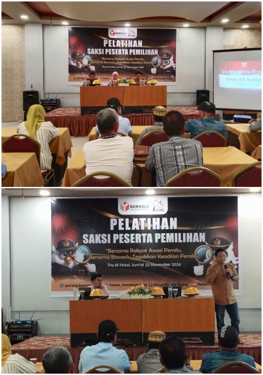 Fasilitasi Pelatihan Saksi Peserta Pemilihan 