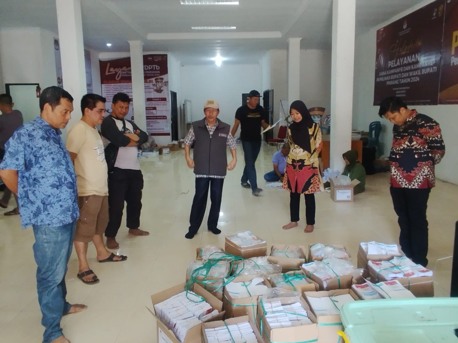 Pengawasan Logistik oleh Bawaslu Pinrang