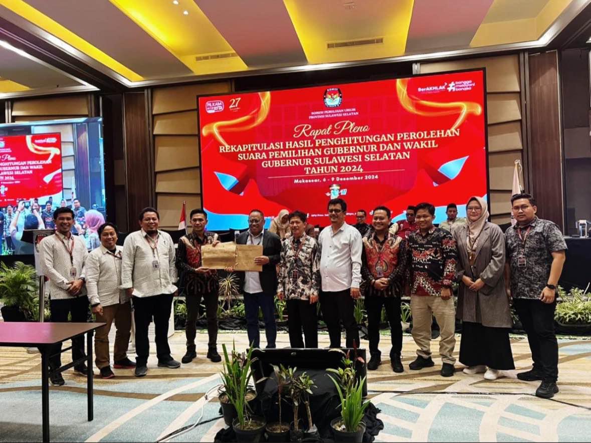 Rekapitulasi tingkat Provinsi Sulawesi Selatan