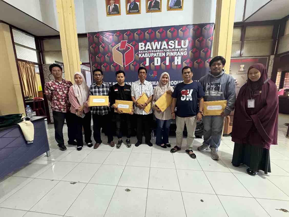 panwaslu Kecamatan Mattiro Sompe mengeluarkan rekomendasi PSU