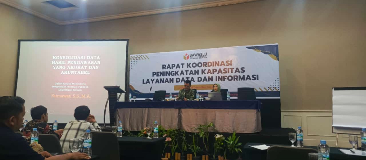 Peningkatan Kapasitas layanan data dan Informasi