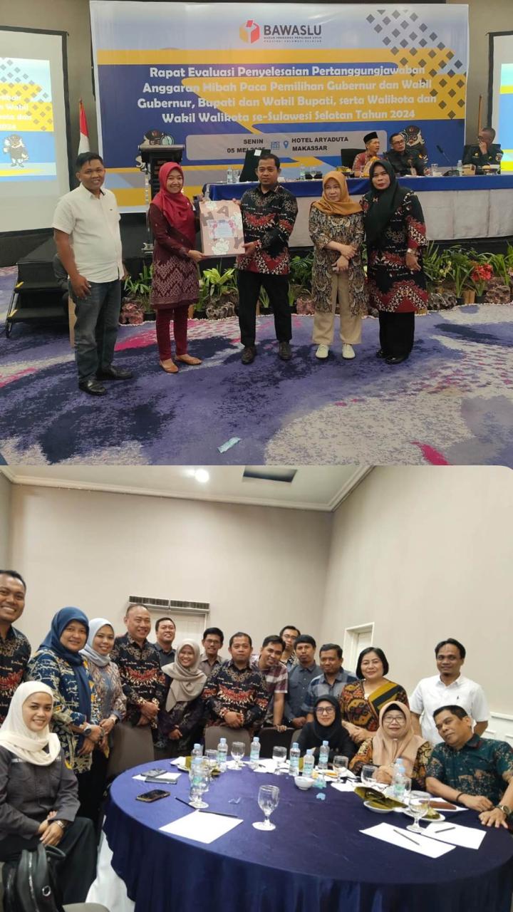 Bawaslu Provinsi Sulsel Laksanakan Rapat Evaluasi Pasca Pilkada Serentak Tahun 2024
