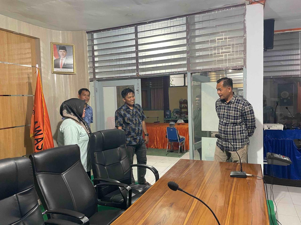Kunjungan Perdana, Kepala Sekretariat Bawaslu Provinsi Sulsel Monitoring ke Bawaslu Kabupaten Pinrang
