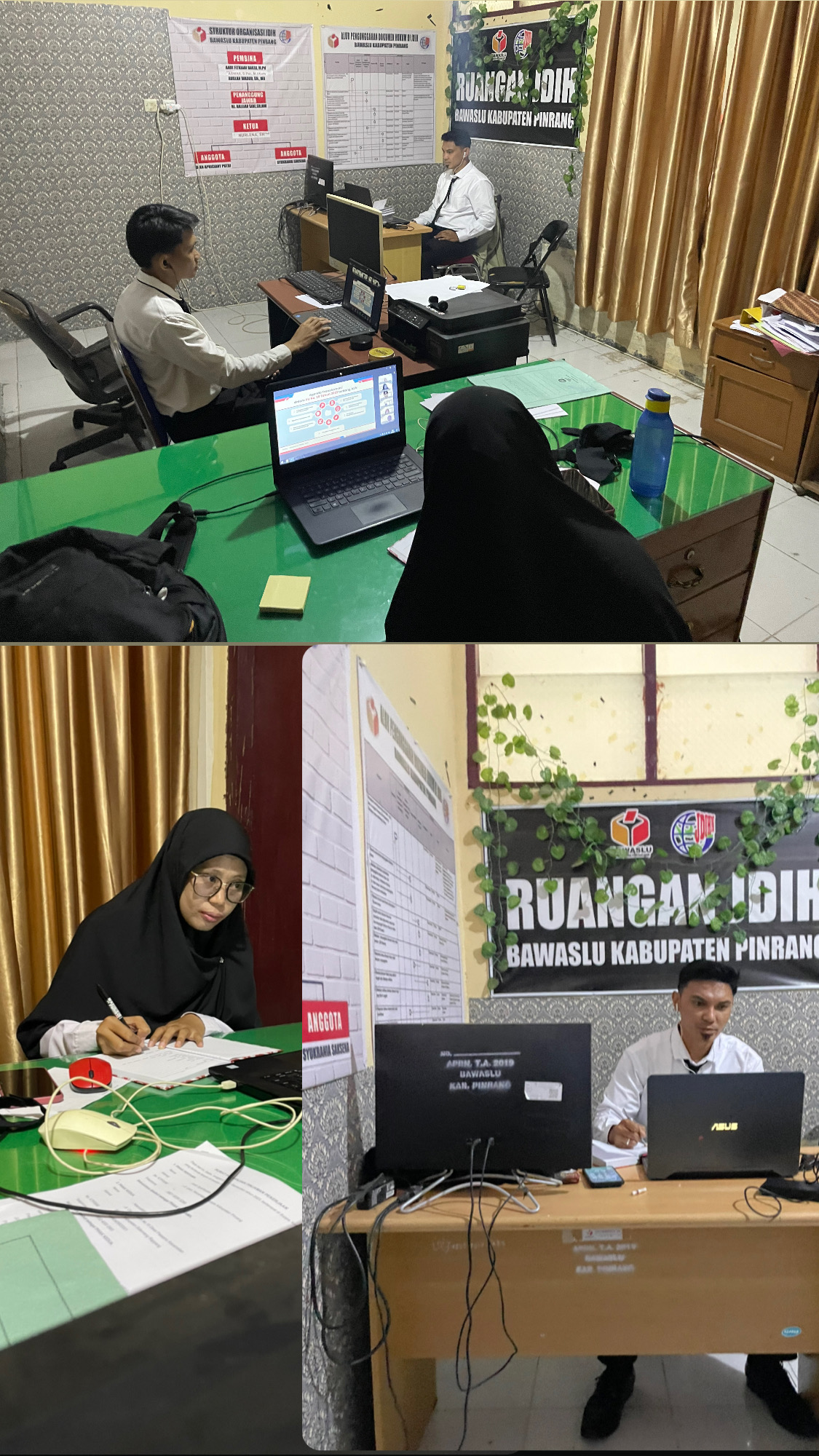 Tiga CPNS Bawaslu Pinrang Ikuti Latsar Daring, Belajar Menjadi Abdi Negara yang Berintegritas