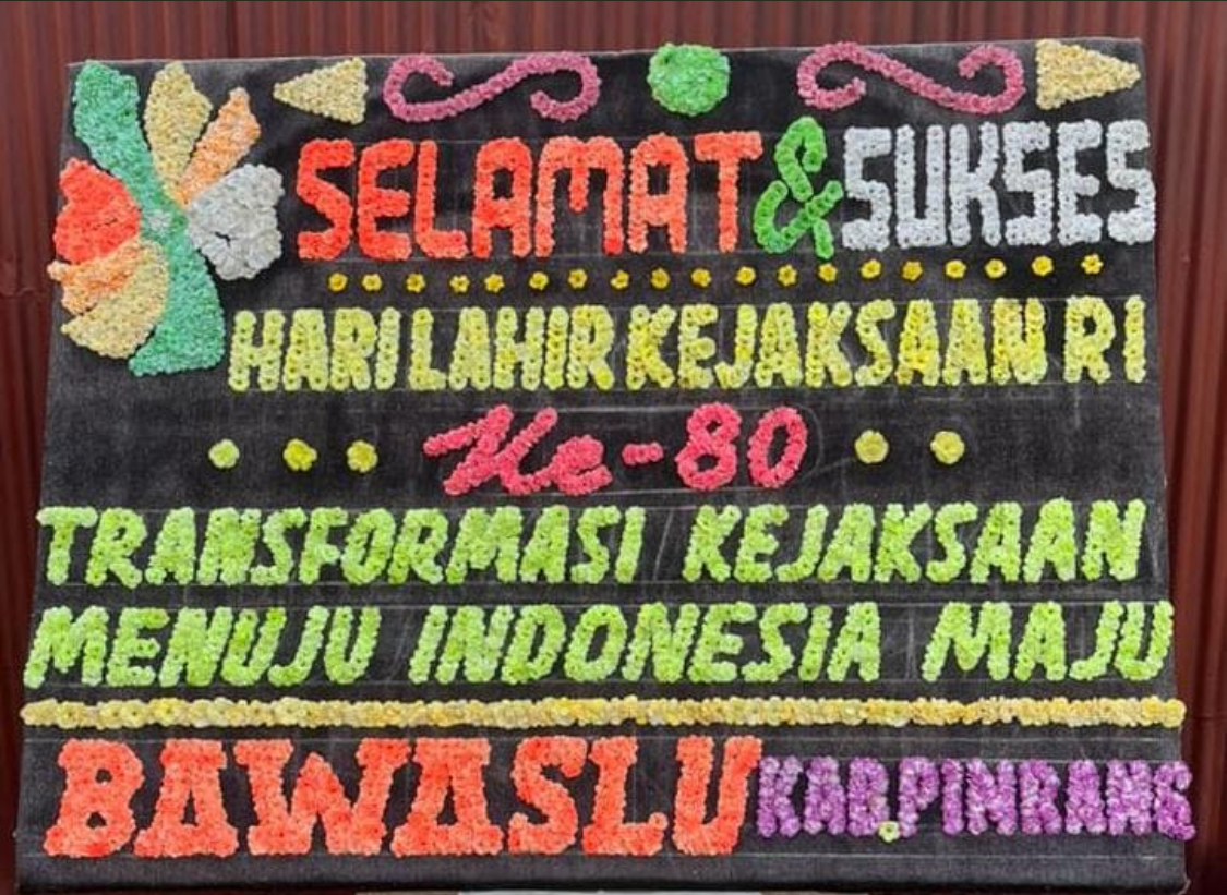 Bawaslu Pinrang Ucapkan Selamat Hari Lahir ke-80 Kejaksaan RI: "Transformasi Kejaksaan Menuju Indonesia Maju"