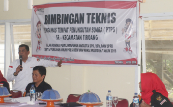 Bimtek PTPS Kec. Tiroang