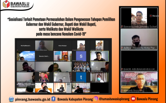 Penguatan Stragetis Pengawasan ditengah Pandemi Covid-19 oleh Bawaslu RI"""