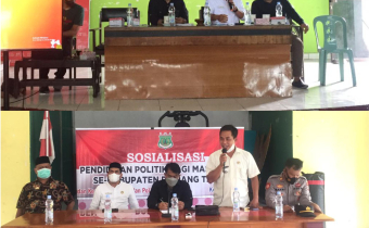 SOSIALISASI PENDIDIKAN POLITIK, HARI KEEMPAT DILAKSANAKAN DI KECAMATAN DUAMPANUA DAN KEC. LEMBANG