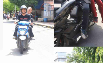 Konvoi kendaraan pada patroli pengawasan