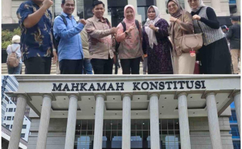 Bawaslu Kab.Pinrang hadir pada saat sidang di Mahkamah Konstitusi