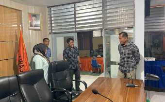 Kunjungan Perdana, Kepala Sekretariat Bawaslu Provinsi Sulsel Monitoring ke Bawaslu Kabupaten Pinrang